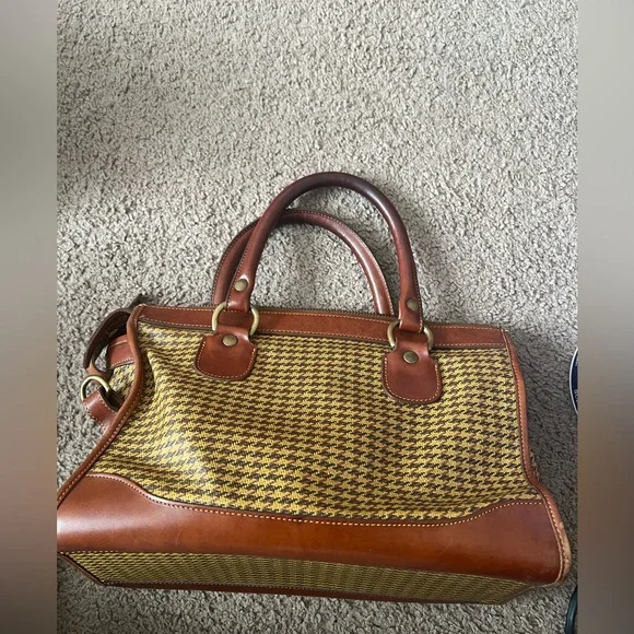 Ghurka Brown Leather Handbag. READ DESCRIPTION - Picture 2 of 11